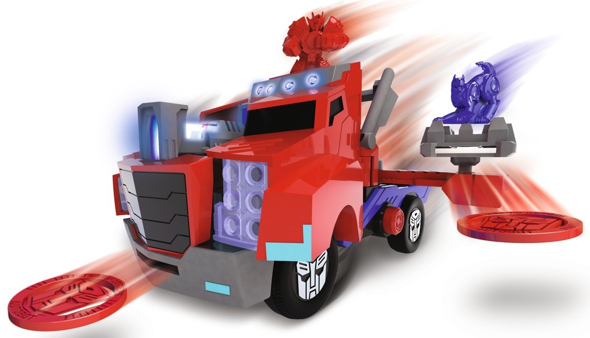Боевой трейлер Optimus Prime из серии Трансформеры, со светом и звуком, 23 см.  